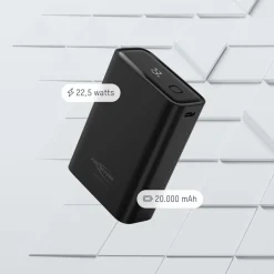 Batterie externe compacte rechargeable 20 Ah - 2 ports USB - PB222PD ANSMANN