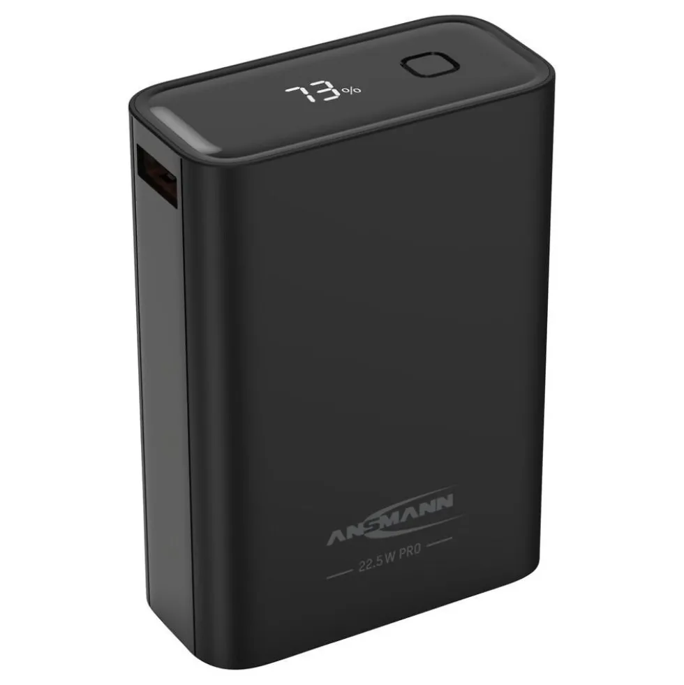 Batterie externe compacte rechargeable 20 Ah - 2 ports USB - PB222PD ANSMANN