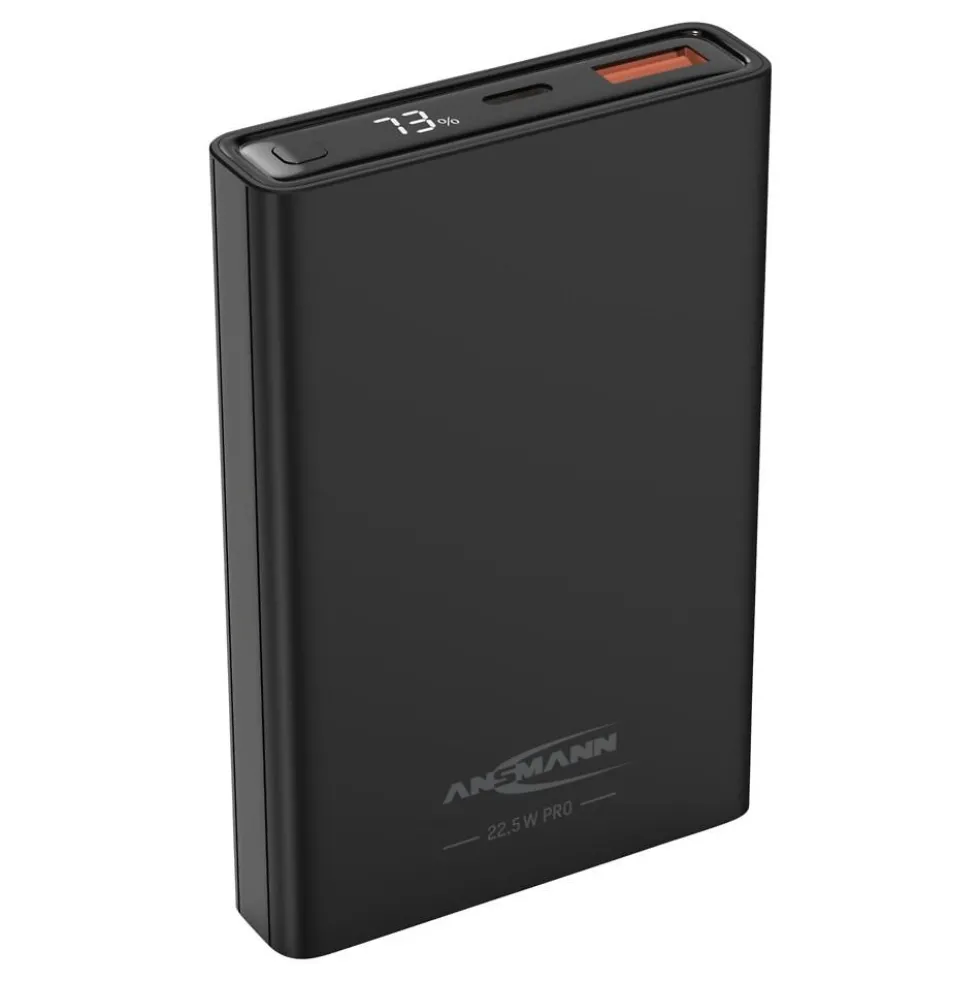 Batterie externe compacte rechargeable 10 Ah - 3 ports USB - PB222PD ANSMANN