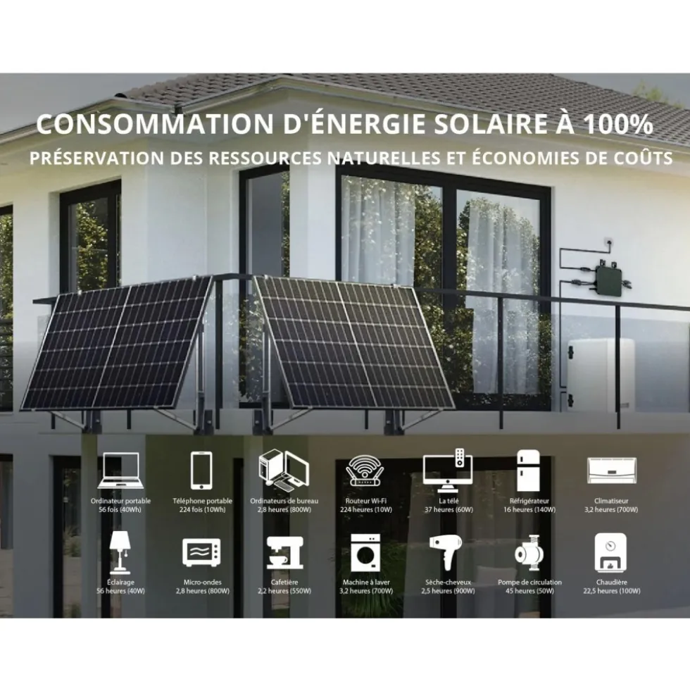 Batterie pour système solaire de balcon - KS 2240BSB KONNER & SOHNEN