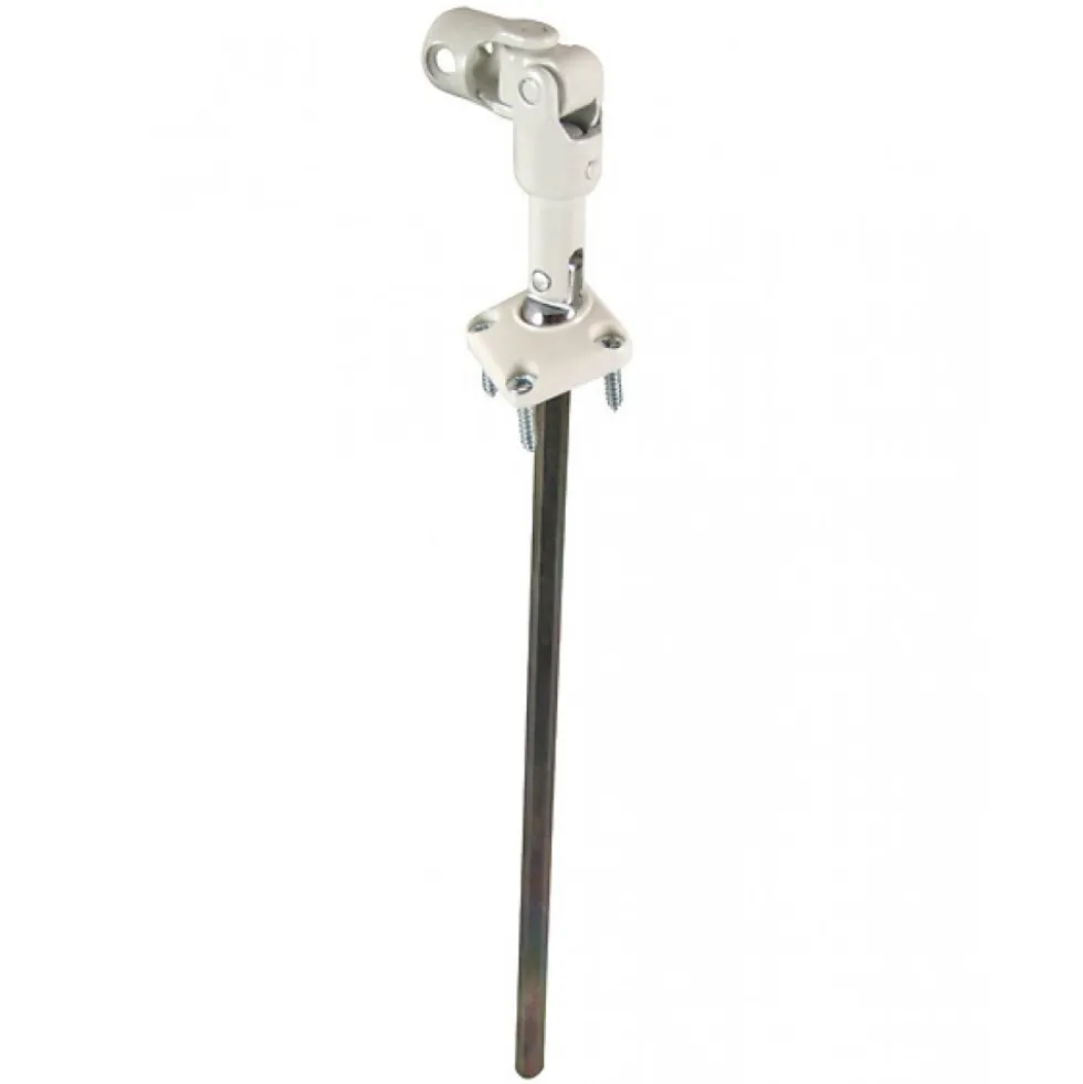 Bloc guide repliable pour volet roulant à manivelle - longueur 215 mm Interges