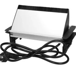 Bloc multiprises escamotable anti-poussière avec prise USB Orno