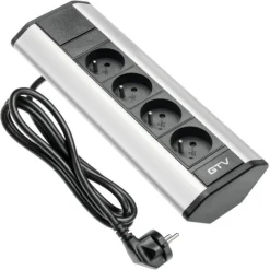 Bloc prises angle - 4 prises 2P+T GTV