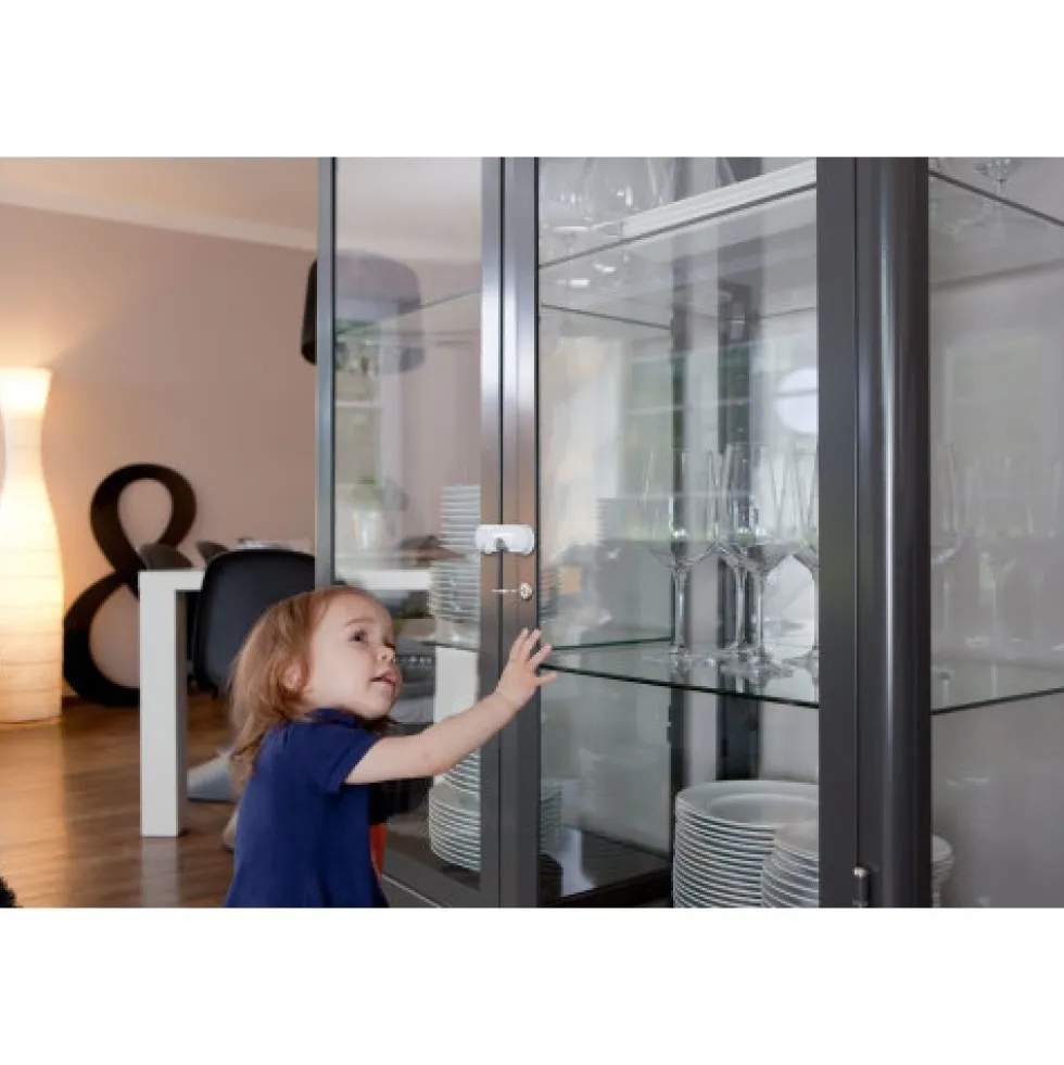 Bloque-porte en verre - sécurité enfant - JC4200 ABUS