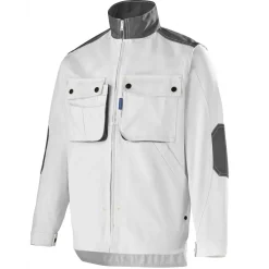 Blouson de peintre avec manches amovibles Craft Paint blanc et gris CEPOVETT SAFETY