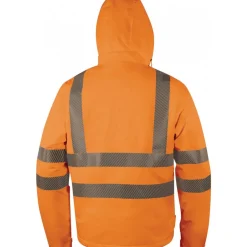 Blouson de travail imperméable stretch haute visibilité FLENHV - orange DELTA PLUS