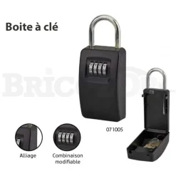 Boite à clé à anse rigide - à combinaison FTH THIRARD