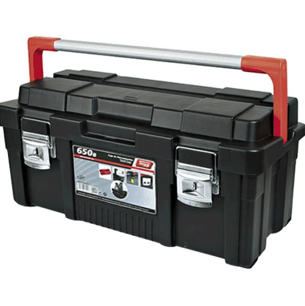 Boite à outils de chantier - 16 compartiments - 650 x 300 x 300 mm TAYG