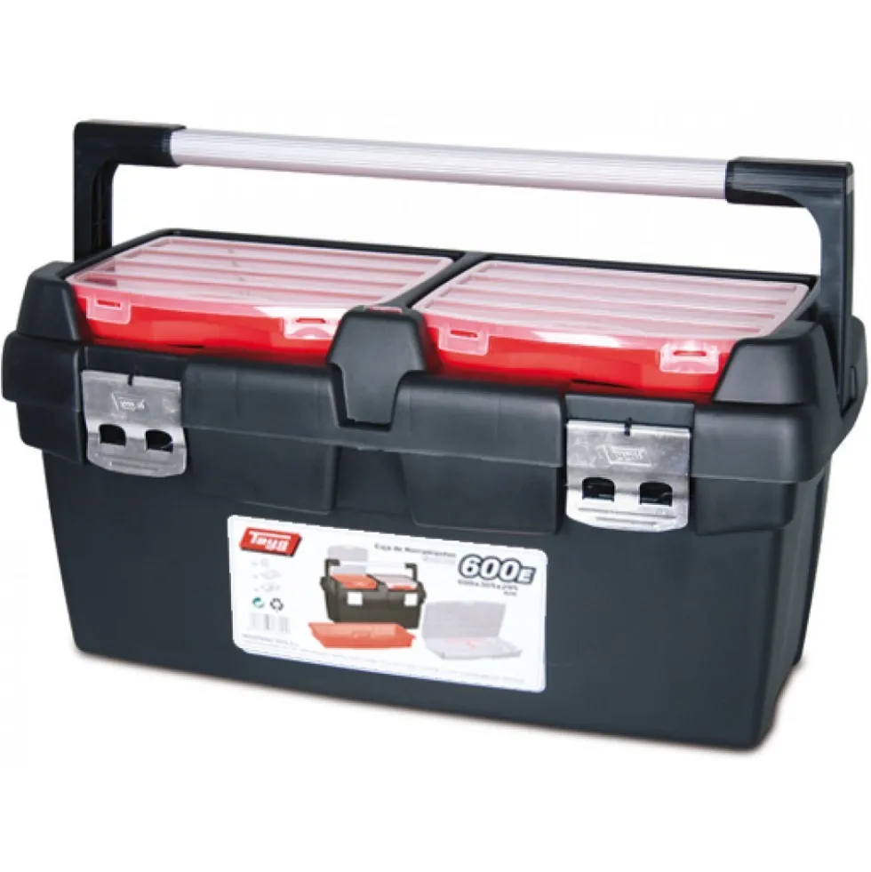 Boite à outils - 2 organiseurs à 10 compartiments - 600 x 305 x 295 mm TAYG