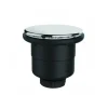 Bonde de douche - capot inox chromé - gros débit VALENTIN