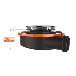 Bonde de douche extra-plate pour receveur 90 mm x 60 mm - Flush 44 VALENTIN