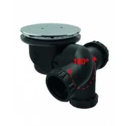 Bonde de douche 90 mm - sortie orientable à 180° - La goulue VALENTIN