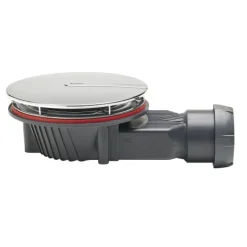 Bonde de douche pour receveur extra-plat - sortie horizontale - Slim + WIRQUIN PRO
