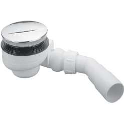 Bonde de douche receveur extra-plat Ø90 sortie horizontale Turboflow NICOLL