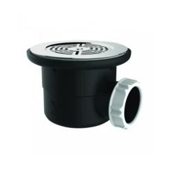 Bonde de douche - à visser - grille inox VALENTIN