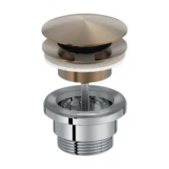 Bonde de lavabo clic-clac - diamètre 64 mm - Bronze JACOB DELAFON