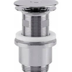 Bonde de lavabo universelle laiton - ouverture par pression - Digiclic VALENTIN