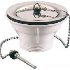 Bonde d’évier à bouchon-chainette - diamètre 60 mm - serrage 0 à 60 mm VALENTIN