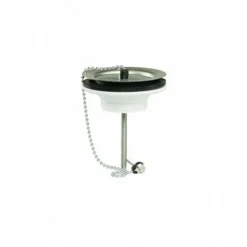 Bonde d’évier à bouchon-chainette - diamètre 60 mm - serrage 0 à 70 mm VALENTIN