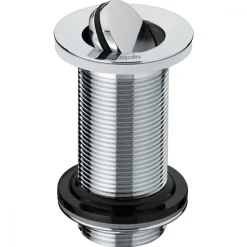 Bonde lavabo à clapet en laiton - Hauteur 100mm WIRQUIN PRO