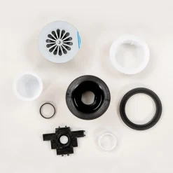Bonde pour receveur de douche Ø90 mm à grille - à visser ou coller VALENTIN
