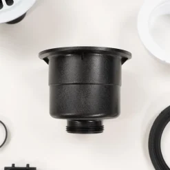 Bonde pour receveur de douche Ø90 mm à grille - à visser ou coller VALENTIN