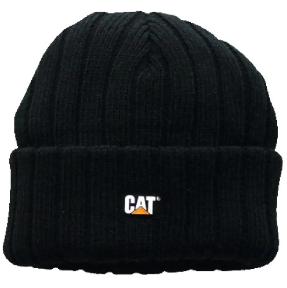Bonnet - 100% acrylique - avec logo CAT - noir - C443 Caterpillar