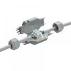 Boîte de jonction 3 câbles 3 x 2,5 mm² diam 8-13 mm - IP68 - Fred Raytech