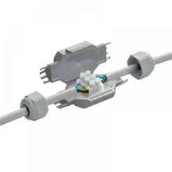 Boîte de jonction 3 câbles 3 x 2,5 mm² diam 8-13 mm - IP68 - Fred Raytech