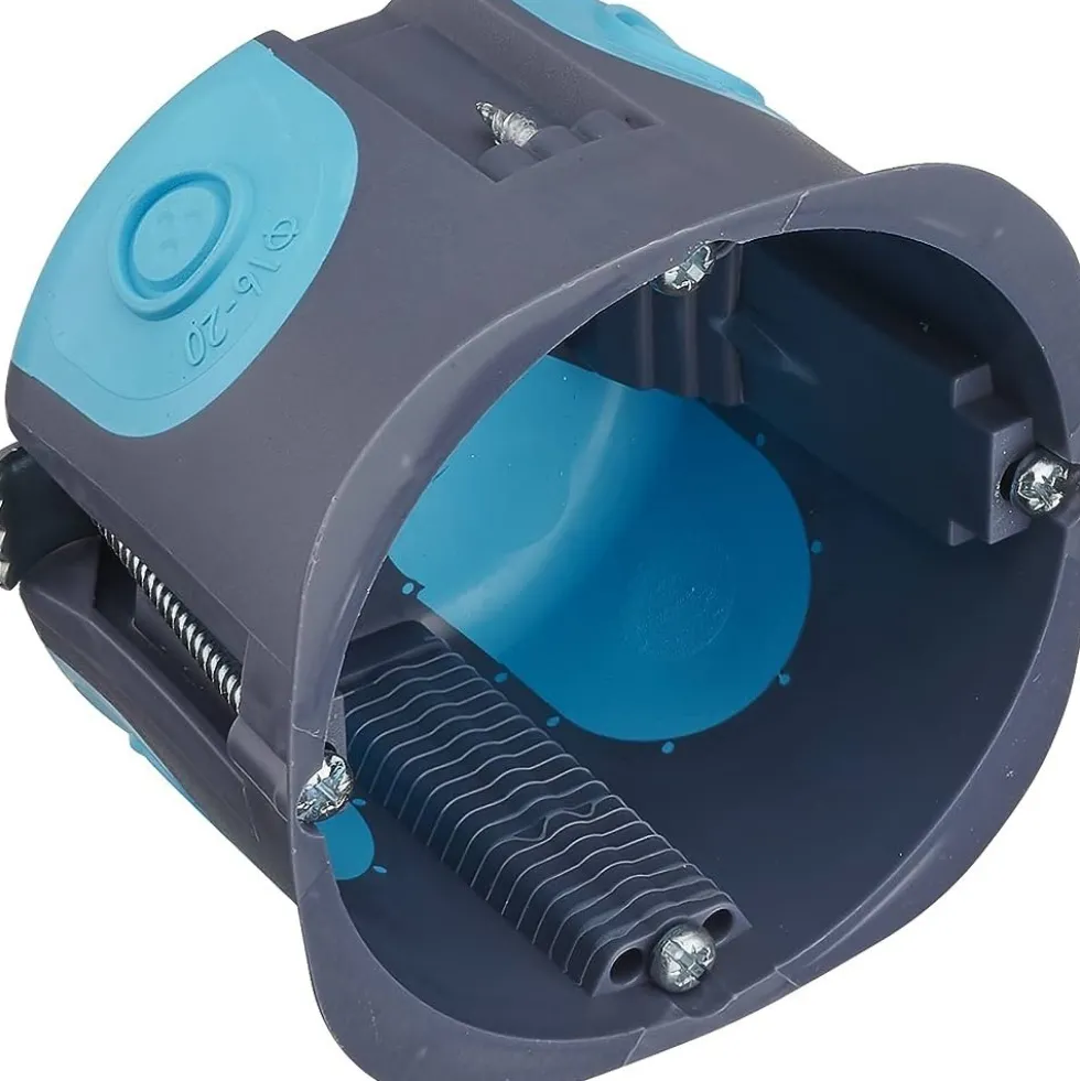Boîte d'encastrement multimatériaux - D67x P50 mm - 1 poste - Stopair DEBFLEX