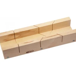 Boîte à onglet en hêtre pour baguettes et moulures 785-P-3 SAM OUTILLAGE