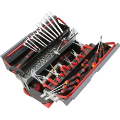 Boîte à outils bi-matière - 50 outils mécaniques - travail autonome SAM OUTILLAGE