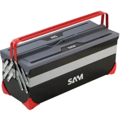 Boîte à outils bi-matière - 50 outils mécaniques - travail autonome SAM OUTILLAGE
