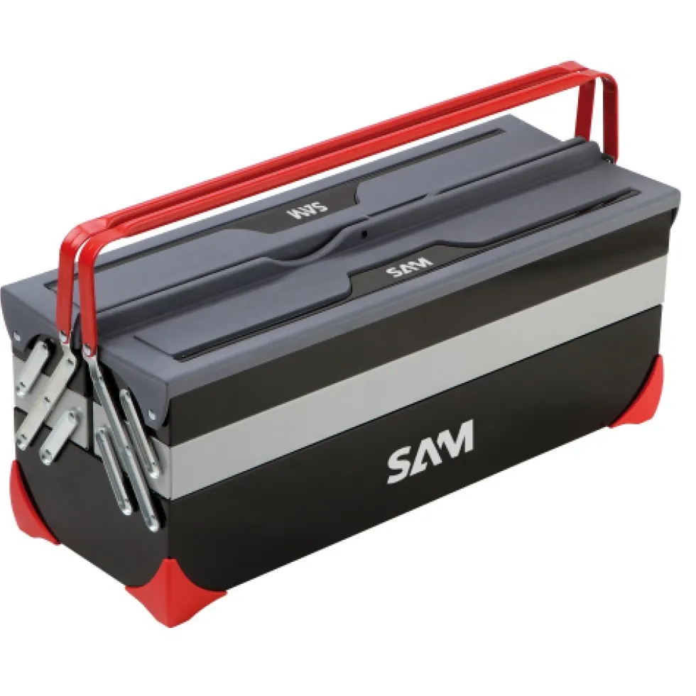 Boîte à outils bi-matière - 50 outils mécaniques - travail autonome SAM OUTILLAGE