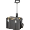 Boîte à outils à roulette avec poignée télescopique empilable - TSTAK DEWALT