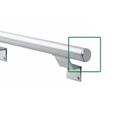Bouchon aluminium 401 B pour rampe d'escalier aluminium 540 RIVINOX