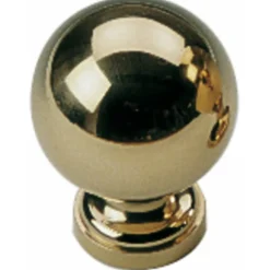 Boule de rampe - en laiton poli - 80 mm BRICOZOR