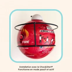 Boule extinctrice compacte à activation immédiate BLOCK FIRE BRICOZOR