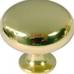 Bouton de meuble Anglais en laiton poli BRICOZOR