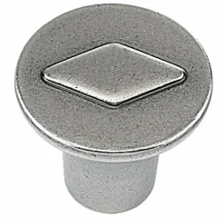 Bouton de meuble Barcino zinc HETTICH