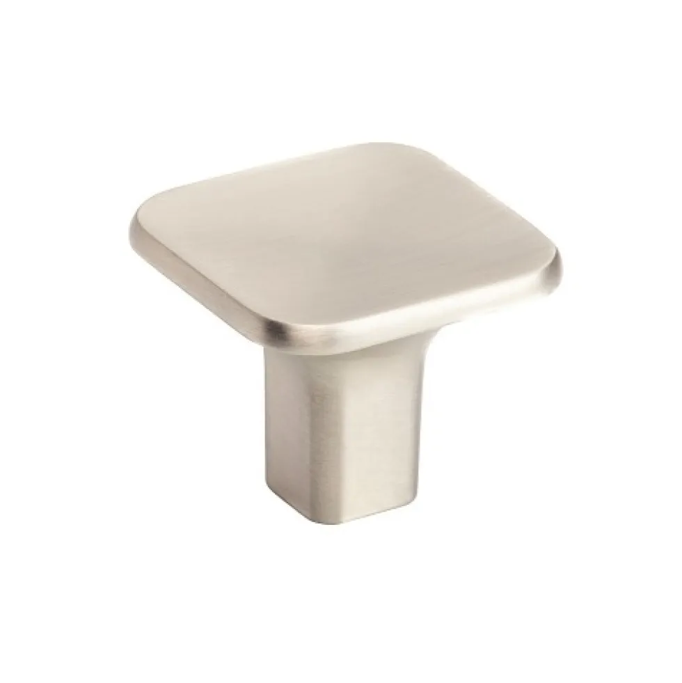 Bouton de meuble - carré - en zamak - Scoop METAKOR