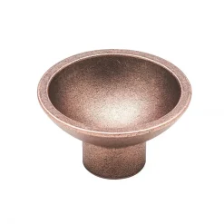 Bouton de meuble en zamak Tazza - diamètre 53 mm METAKOR