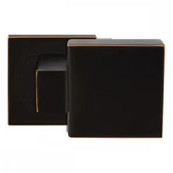 Bouton de porte fixe - forme cube Ø60 mm - série EK550 - bronze antique KARCHER DESIGN