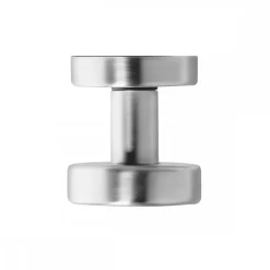 Bouton de porte fixe forme disque massif série EK530 Ø54mm -inox satiné KARCHER DESIGN