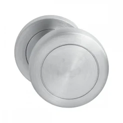 Bouton de porte pivotant en disque Ø 54mm -série EK530GD - inox satiné KARCHER DESIGN