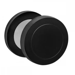 Bouton de porte pivotant en inox - disque diamètre 54mm - EK530D - noir KARCHER DESIGN