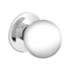 Bouton de porte rond en inox - centré - diamètre 74 mm - série EK350 KARCHER DESIGN
