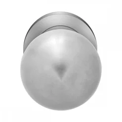 Bouton de porte rond fixe - diamètre 55 mm - série EK300 - inox satiné KARCHER DESIGN