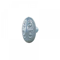 Bouton double - en fonte orné - apprêt gris BOUVET