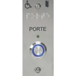 Bouton poussoir inox - marquage en braille - contrôle d'accès EFF EFF